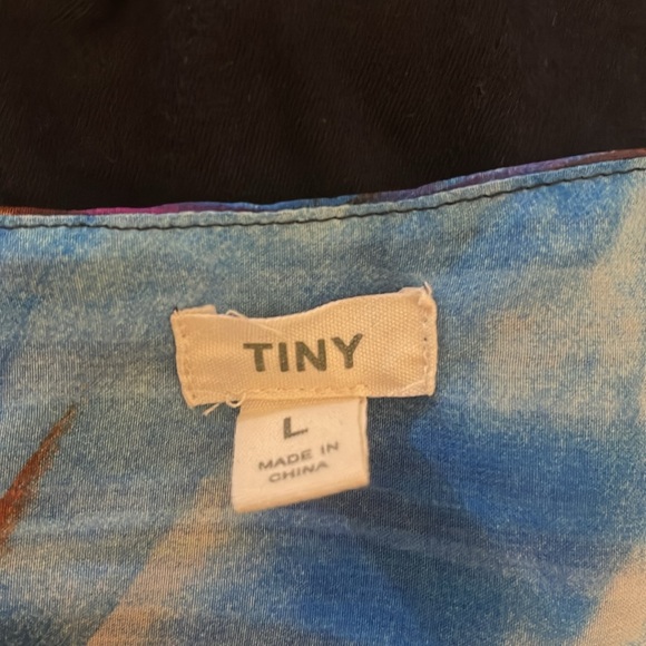 ❤️ Anthropologie x Tiny Printed Chiffon Front Tunic - Picture 4 of 7